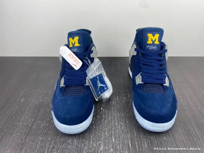 Official Maikesneakers Retro AJ4-1036660 (PE) Air Jordan Michigan 4 0412